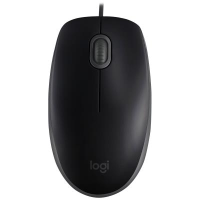 Logitech myš B110 Silent/ 3 tlačítka/ 1000dpi/ USB/ černá