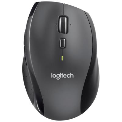 Logitech myš M705/ Bezdrátová/ Laserová/ 1000dpi/ 2.4GHz/ USB přijímač/ černo-stříbrná
