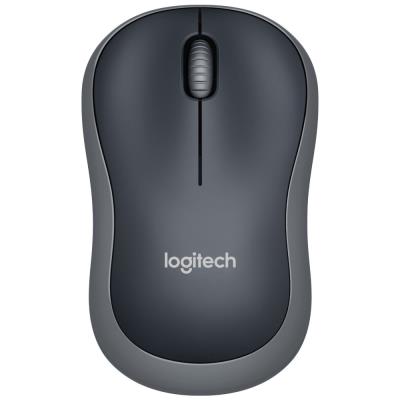 Logitech myš M185/ Bezdrátová/ Optická/ 1000dpi/ USB přijímač/ šedá