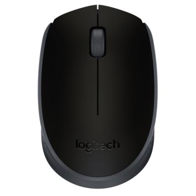 Logitech myš M171/ Bezdrátová/ Optická/ 1000dpi/ USB přijímač/ černá