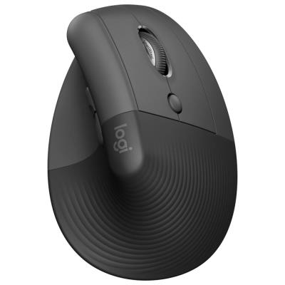 Logitech myš Lift Vertical Ergonomic Mouse for Business/ bezdrátová / pro praváky/ grafit-černá