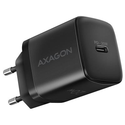AXAGON nabíječka do sítě / ACU-PD20 / 1x USB-C / PD3.0 / PPS / QC4+ / AFC / FCP / Apple / 20W / černá