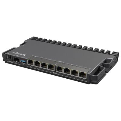 MikroTik RouterBOARD RB5009UPr+S+IN, 4x 1,4 GHz, 7x GbE PoE+, 1x 2,5 GbE PoE+, USB 3.0, SFP+, L5
