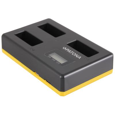 PATONA nabíječka Foto Triple Canon LP-E17 + LCD