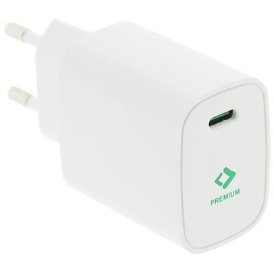 PATONA nabíječka/ USB-C/ vstup /100-240V/ výstup 5V/3.0A, 9V/2.22A, 12V/1.67A/ 20W Power delivery/ bílá