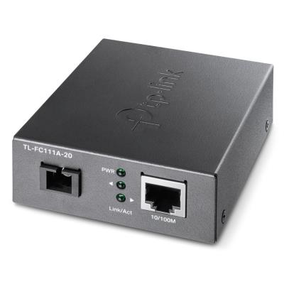 TP-Link TL-FC111A-20 WDM Media Konvertor 1x 10/100 Mbps RJ45/ 1x 100Mbps SC/ Eth/Optika (single-mode)