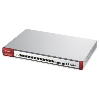 Zyxel ATP700   Firewall, 12x Gigabit user-definable ports, 2*SFP, 2* USB with 1 Yr Bundle