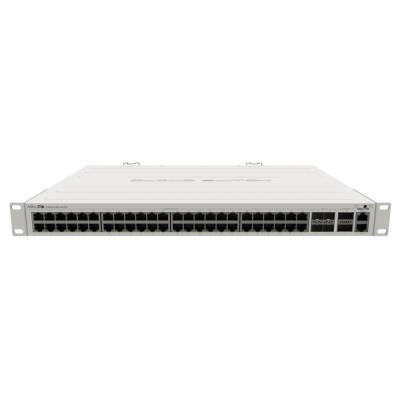 MikroTik CRS354-48G-4S+2Q+RM 650MHz CPU, 64MB, 48x GbE, 4x 10 Gbps SFP+, 2x 40 Gbps QSFP+, 2x PSU,1U, L5