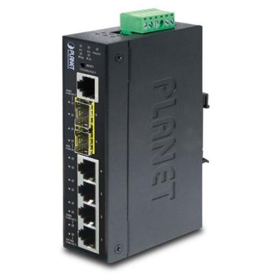 Planet IGS-5225-4T2S průmyslový L3 switch, 4x1Gb, 2x2.5Gb SFP, dual 12-48VDC, -40~75°C, IP30