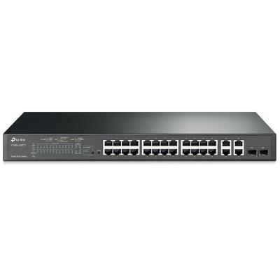 TP-Link TL-SL2428P - Smart Switch PoE+ s 24 porty 10/100 Mbit/s a 4 gigabitovými porty