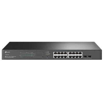 TP-Link TL-SG2218P - 18portový gigabitový inteligentní switch JetStream s 16 porty PoE+/ 2x Gigabit SFP Sloty