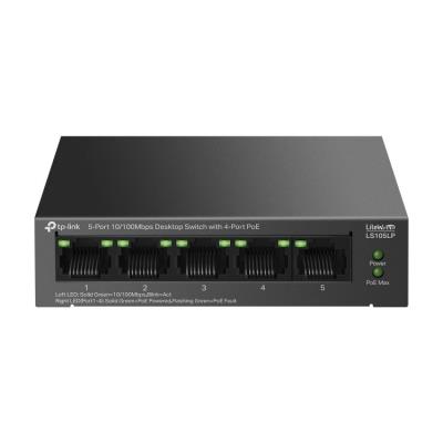 TP-Link LS105LP Switch 1x LAN, 4x LAN s PoE, 41W