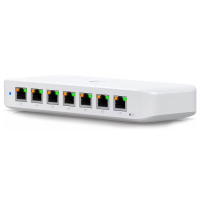 Ubiquiti UniFi Switch Ultra - 8x GbE, 1x PoE++ In, 7x PoE+ Out (bez napájecího adaptéru)
