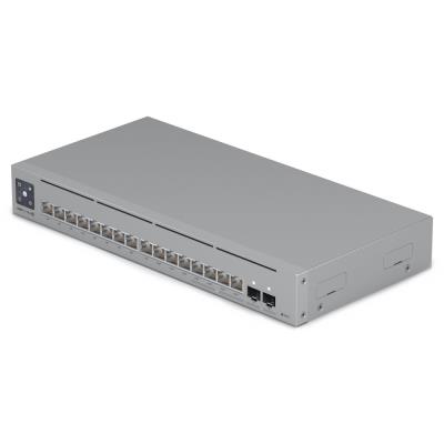 Ubiquiti UniFi Switch Pro Max 16 PoE - 4x 2.5GbE, 12x GbE, 2x SFP+, Etherlighting, PoE+/PoE++ (PoE budget 180W)