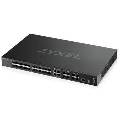 Zyxel XGS4600-32F  32-port Managed Layer3+ Gigabit switch, 24x Gigabit SFP + 4x Gigabit dual personality (RJ45/SFP) + 4x