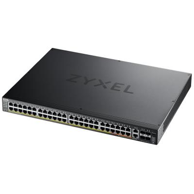 ZyXEL XGS2220-54HP, L3 Access Switch, 600W PoE, 40xPoE+/10xPoE++, 48x1G RJ45 2x10mG RJ45, 4x10G SFP+ Uplink, incl. 1 yr