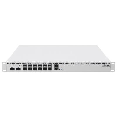 Mikrotik CloudCoreRouter CCR2216-1G-12XS-2XQ, 16x 2000MHz CPU, 16 GB RAM, 1x GbE, 12x SFP28, 2x QSFP28,  2x PSU, L6