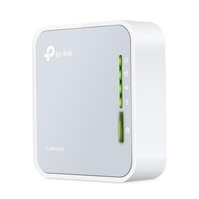 TP-Link TL-WR902AC   AC750 Mini Pocket Wi-Fi Router, 802.11ac/a/b/g/n, 3G/4G, 1x  10/100 WAN/LAN, 1x  USB2.0