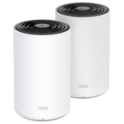 TP-Link Deco PX50(2-pack) Mesh systém AX3000 + G15000, WiFi 6E, 1x 2.5GLAN, 2x GLAN / 574Mbps 2,4GHz/ 2402Mbps 5GHz