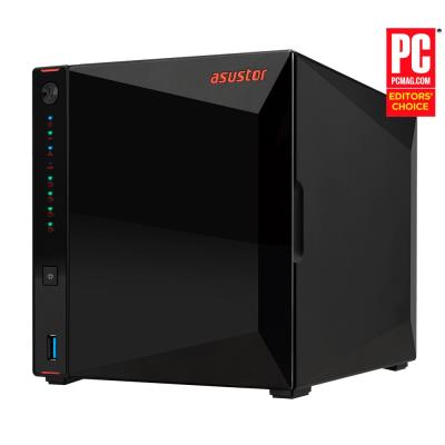 Asustor NAS Nimbustor 4 AS5304T / 4x 2,5"/3,5" SATA III/ Intel Celeron J4105 1.5 GHz/ 4GB/ 2x 2.5 GbE/ 3x USB 3.0/ HDMI
