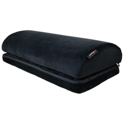 AROZZI Foot Rest Soft Fabric Velvet Black/ ergonomický polštář pod nohy/ sametově černý
