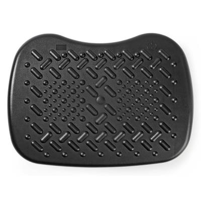 POŠKOZENÝ OBAL - NEDIS ergonomická podnožka/ nastavitelné úhly/ plastová/ černá