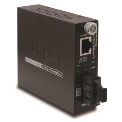 Planet FST-802S50 konvertor smart, 10/100Base-TX/FX SC, 50km, singlemode