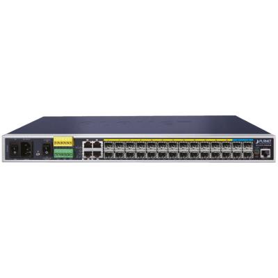 Planet IGS-6325-20S4C4X průmyslový L3 switch, 4x1Gb, 10x1Gb + 4x2.5Gb SFP, 4x10Gb SFP+, 48-56VDC,-40~75°C, IP30, fanless
