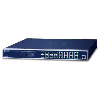 Planet XGS-6320-8X8TR L3 switch, 8x10Gb, 8x10Gb SFP+, QoS, 2x power-in