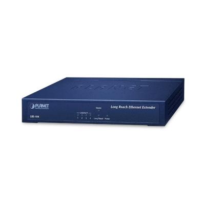 Planet LRE-104, UTP/Coax extender, 4x LAN 100Base-TX, LRE (IEEE 1901), dosah 2km (BNC) & 800/1200m (RJ-45/RJ-11)