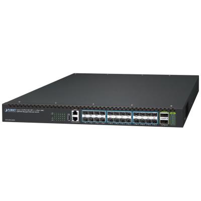 Planet XGS-6350-24X2C L3 switch, 24x10G SFP+, 2x100Gb QSFP28, QoS, 2x power-in