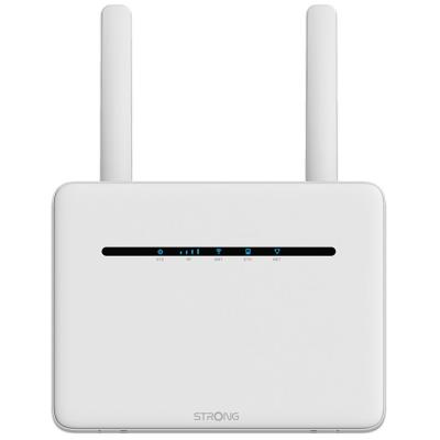 STRONG 4G+ LTE router 1200/ Wi-Fi standard 802.11a/b/g/n/ac/ 1200 Mbit/s/ 2,4GHz a 5GHz/ 4x LAN/ 1x SIM/ bílý