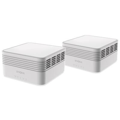 STRONG sada 2 ATRIA Wi-Fi Mesh Home Kit AX3000/ Wi-Fi 802.11a/b/g/n/ac/ax/ 2402 Mbit/s/ 2,4GHz a 5GHz/ 3x LAN/ bílý
