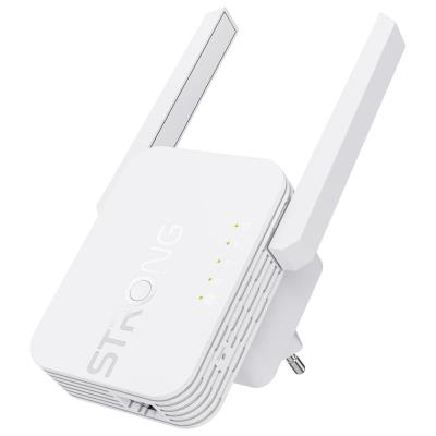 STRONG univerzální opakovač 300S/ Wi-Fi standard 802.11b/g/n/ 300 Mbit/s/ 2,4GHz/ 1x LAN/ bílý