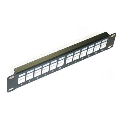 XtendLan Patch panel 10", 12 portů, 1U, Cat6