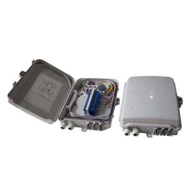 XtendLan plastový rozvaděč pro FTTH aplikace, 24 SC odboček, 2 kabelové porty, venkovní