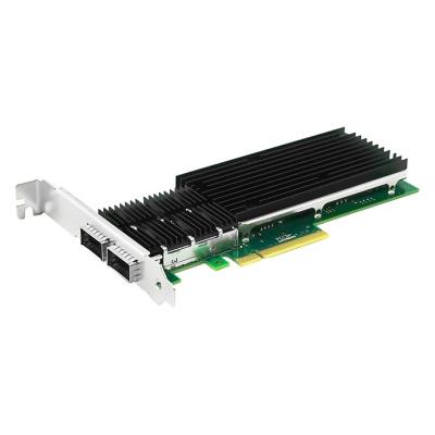 XtendLan PCI-E síťová karta, 2x 40Gbps QSFP+, Intel XL710, PCI-E x8