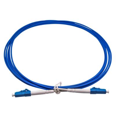 XtendLan FO patch LC-LC 3m 9/125 simplex, G.652d, LS0H, armovaný kabel kulatý 3mm