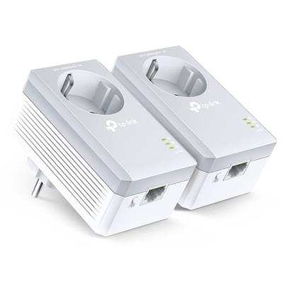 TP-Link TL-PA4010PKIT  Powerline adaptér (600 Mbps), průchozí zásuvka