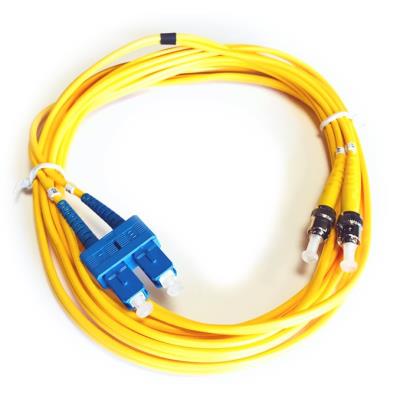 DATACOM optický patchcord ST-SC 09/125 SM   3m duplex
