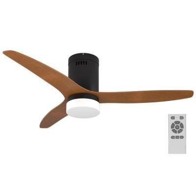 IMMAX NEO LITE VENTO SMART stropní svítidlo s ventilátorem 18W TUYA Wi-Fi hnědo-černé