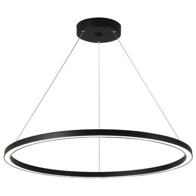 IMMAX NEO FINO SMART závěsné svítidlo 1 kruh, 80cm, 60W, černé, Zigbee 3.0, TUYA
