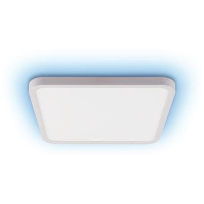 IMMAX NEO LITE TUDO SMART stropní svítidlo s RGB podsvícením 40x40cm, 50W Wi-Fi bílá, TUYA