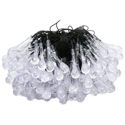 IMMAX LED solární dekorační řetěz DROP, 100xLED, IP65, teplá bílá, 10m