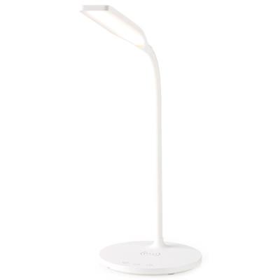 NEDIS LED lampička/ Qi nabíjení/ 15 W/ 100-240V/ přirozená, studená, teplá bílá/ stmívatelná/ 350lm/ 2700 - 6500K/ bílá
