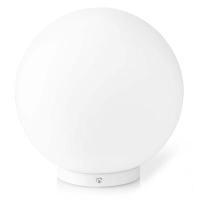 NEDIS Wi-Fi chytré náladové RGB světlo/ kulaté/ průměr 20 cm/ teplá až studená bílá/ 360 lm/ 5 W/ sklo/ Android & iOS