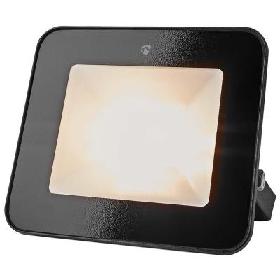 NEDIS Wi-Fi chytrý RGB světlomet/ IP65/ teplá až studená bílá/ 1600 lm/ 20 W/ hliník/ Android & iOS