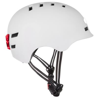 BLUETOUCH bezpečnostní helma s LED/ velikost M/ bílá