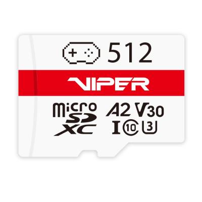 PATRIOT Viper 512GB Micro SDXC / UHS-I / U3 / A2 / C10 / V30