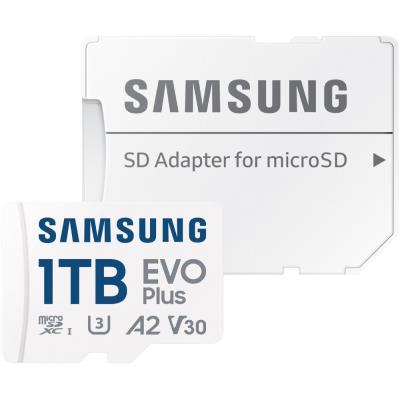 SAMSUNG EVO Plus 2024 MicroSDXC 1TB + SD Adaptér / CL10 UHS-I U3 / A2 / V30